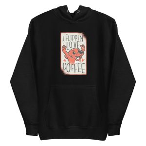 unisex-premium-pullover-hoodie-black-front-6a158345197aa.jpg Coffee Dog Hoodie