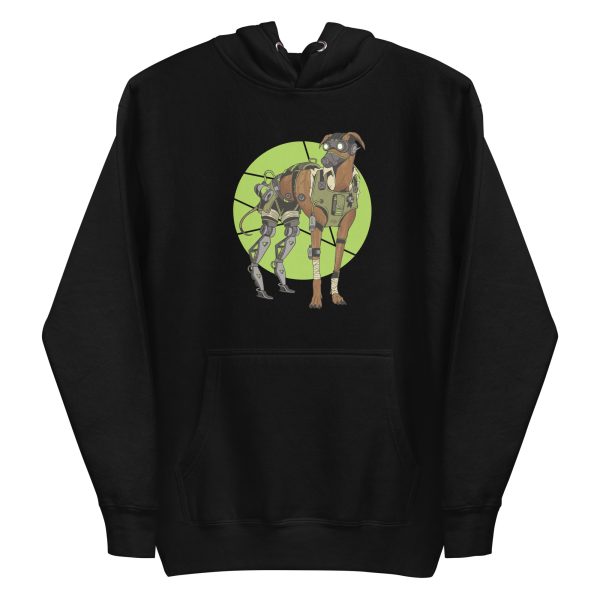 Greyhound Dog Cyborg Hoodie