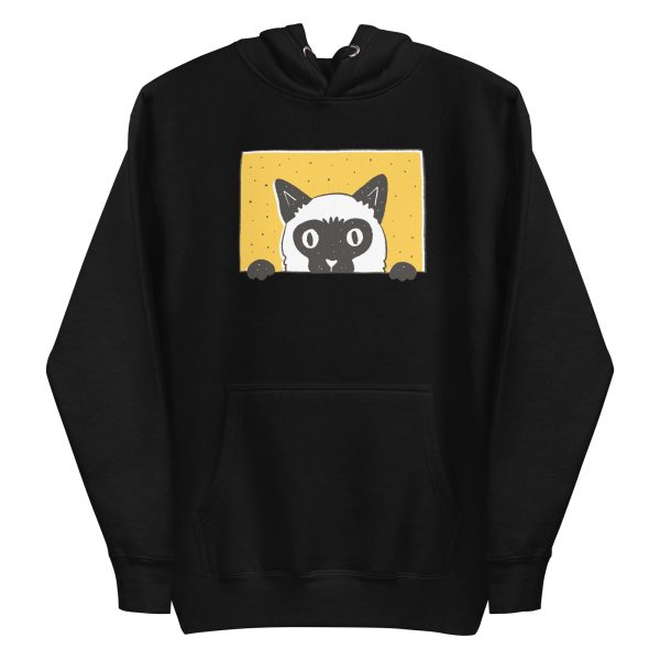 Peeking Cat Hoodie