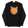 Stylish Glasses Cat Hoodie