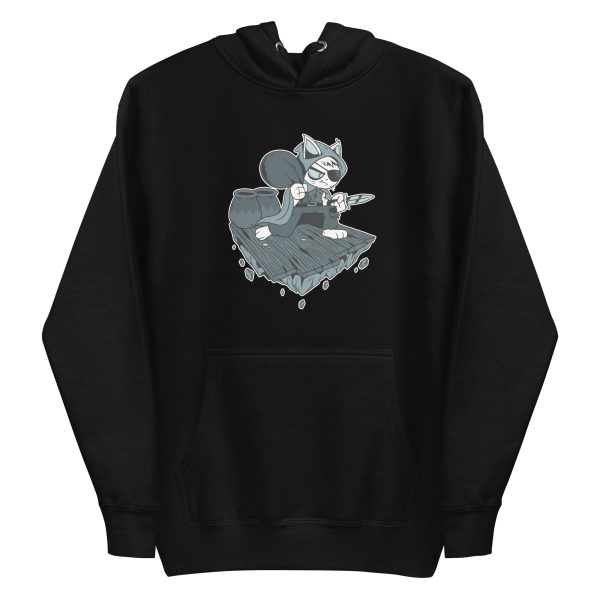 unisex-premium-pullover-hoodie-black-front-6a179c874b28c.jpg Thief Cat Hoodie