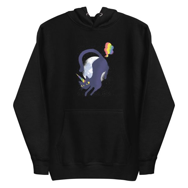 unisex-premium-pullover-hoodie-black-front-6a17ae052e32e.jpg Cat Unicorn Hoodie