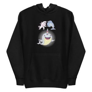 unisex-premium-pullover-hoodie-black-front-6a17b2c89edb7.jpg Narwhal Cute Hoodie