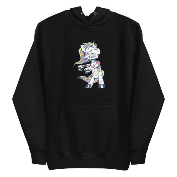 unisex-premium-pullover-hoodie-black-front-6a17dc038d32e.jpg Zombie Unicorn Floss Hoodie
