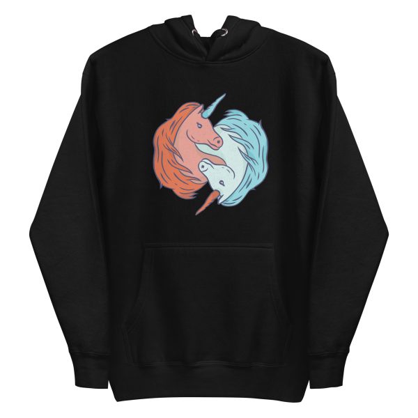 Yin Yang Unicorns Hoodie
