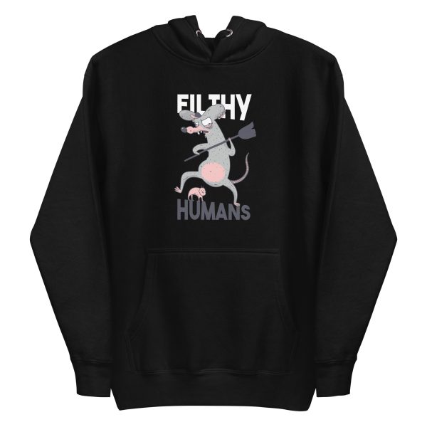 unisex-premium-pullover-hoodie-black-front-6a181ebb0cce5.jpg Filthy Humans Hoodie