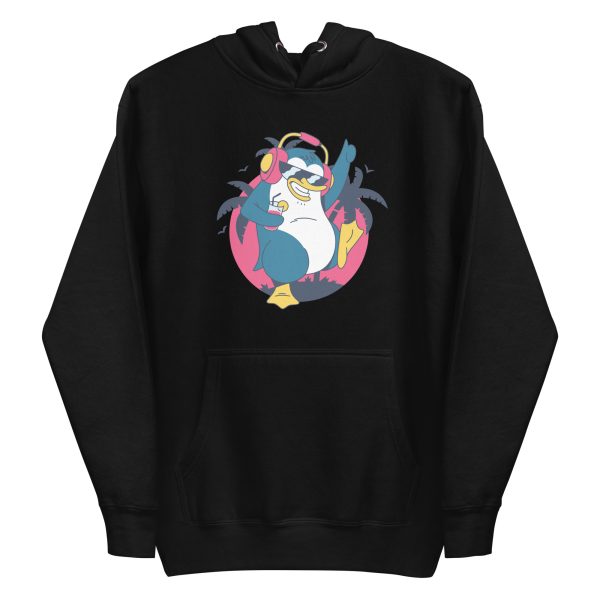 Dancing Tropical Penguin Hoodie