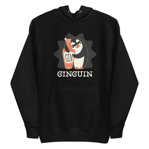 unisex-premium-pullover-hoodie-black-front-6a1824d0140f4.jpg Penguin Gin Hoodie