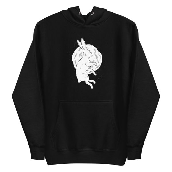 unisex-premium-pullover-hoodie-black-front-6a18341207a6a.jpg Moon Rabbit Hoodie