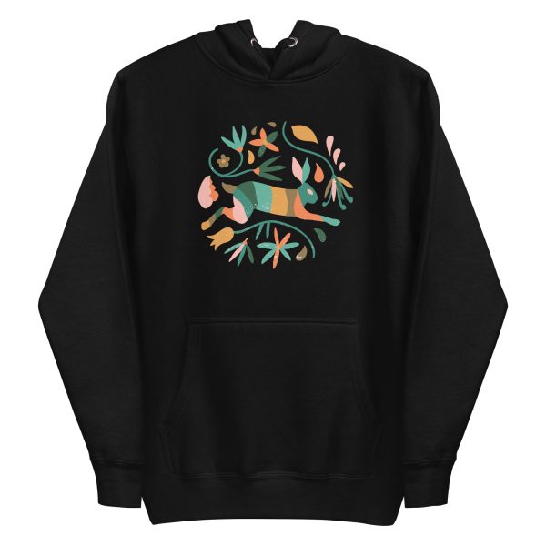 Floral Rabbit Hoodie