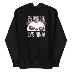 unisex-premium-pullover-hoodie-black-front-6a1849bb1228b.jpg Unicorn Ninja Hoodie