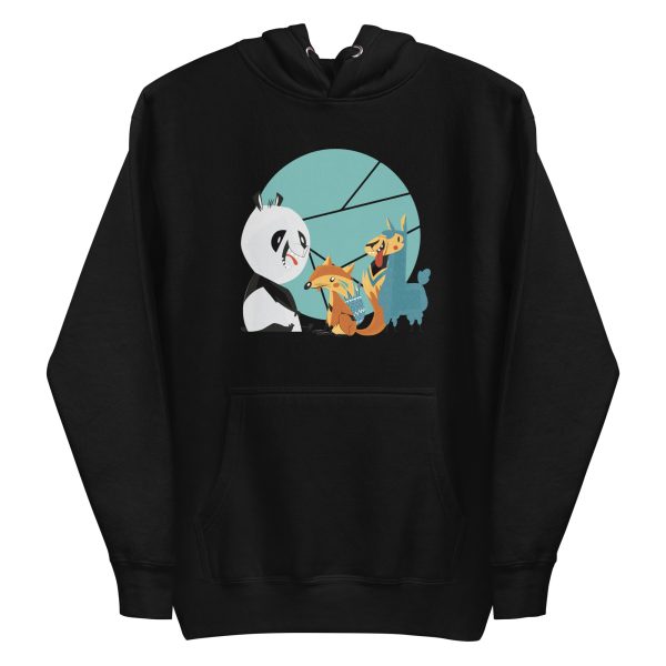 unisex-premium-pullover-hoodie-black-front-6a184b09b1ef2.jpg Animals Friends Hoodie