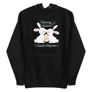 Bunny Kisses Easter Wishes Hoodie