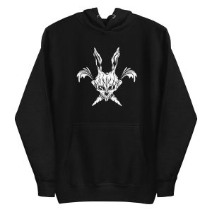 Grim Bunny Skull Hoodie