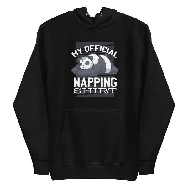 unisex-premium-pullover-hoodie-black-front-6a19533498899.jpg Napping Panda Hoodie