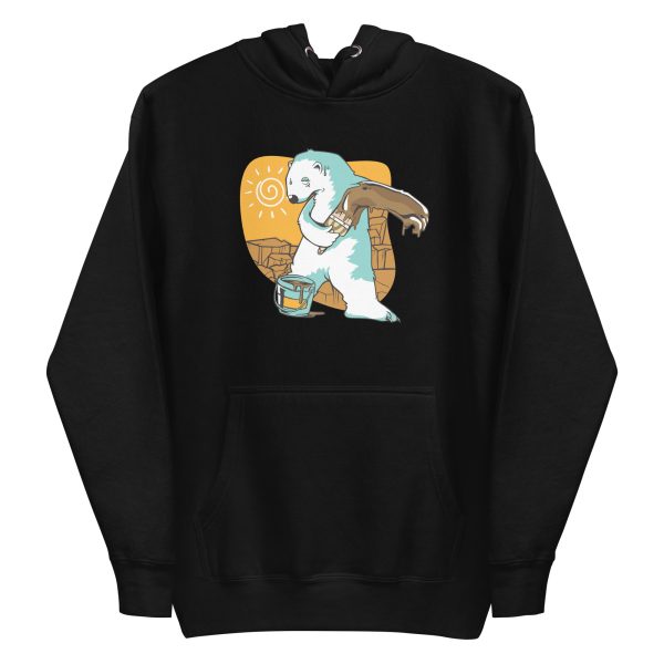 Polar Bear Paint Hoodie