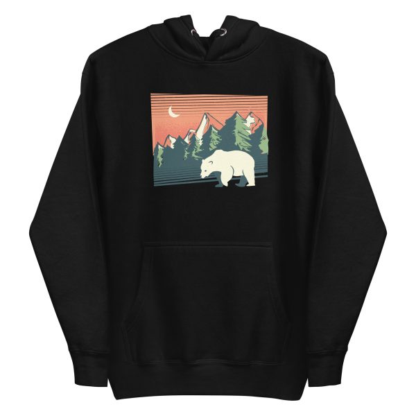 Polar Bear Landscape Hoodie