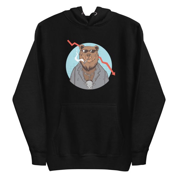 unisex-premium-pullover-hoodie-black-front-6a1964b81ace0.jpg Bear Market Trend Hoodie