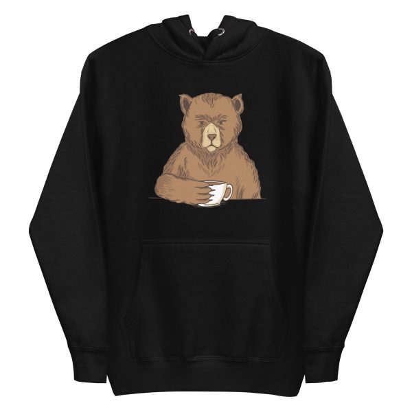 unisex-premium-pullover-hoodie-black-front-6a196ab855d82.jpg Coffee Bear Hoodie
