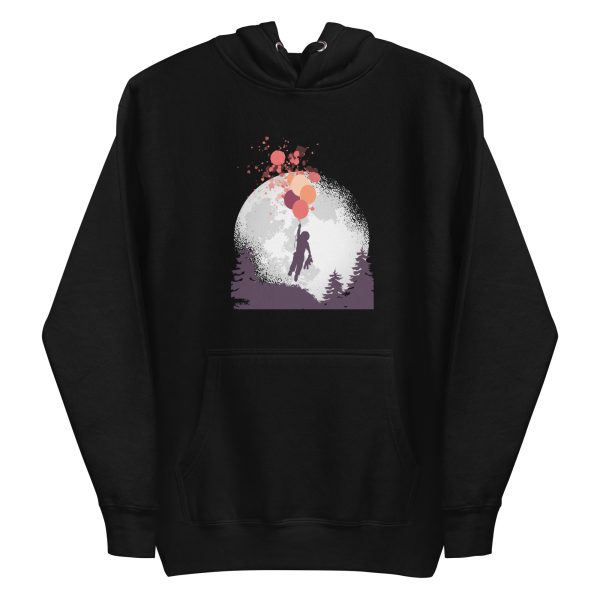 Boy and Teddy Bear Floating Hoodie