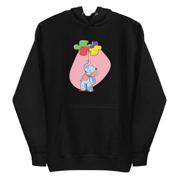 Elephant Puzzle Ballon Hoodie