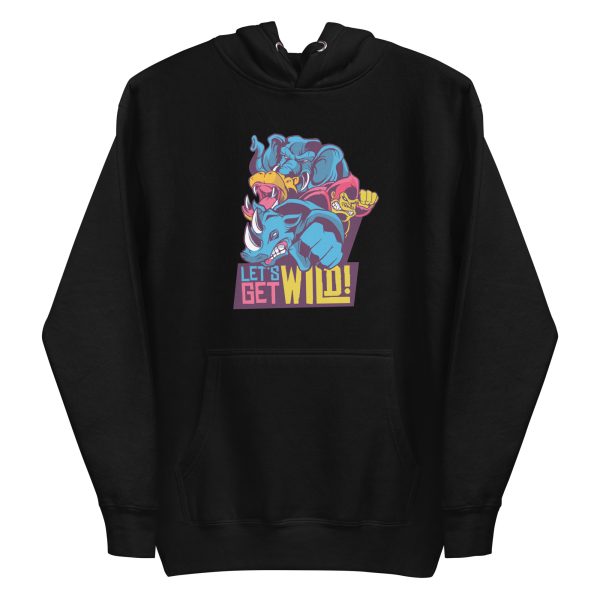 unisex-premium-pullover-hoodie-black-front-6a1982aeaa301.jpg Wild Animals Hoodie