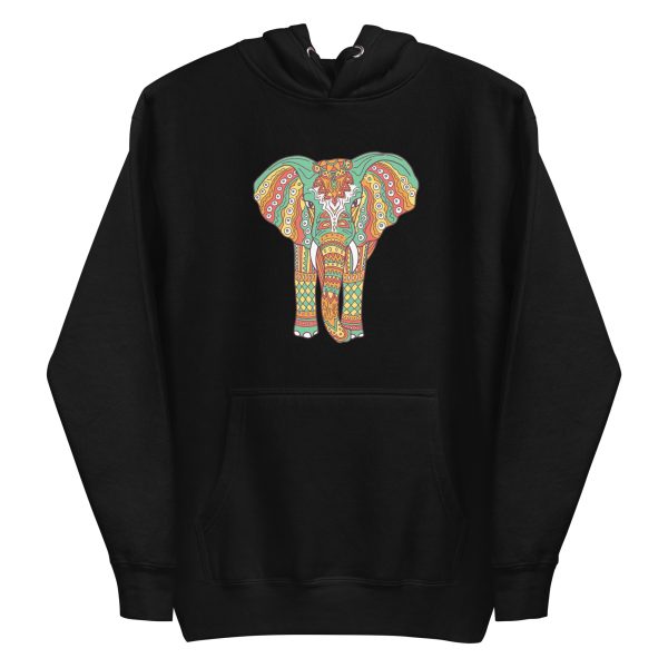 Colorful Elephant Mandala Hoodie
