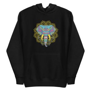 Colorful Mandala Elephant Hoodie