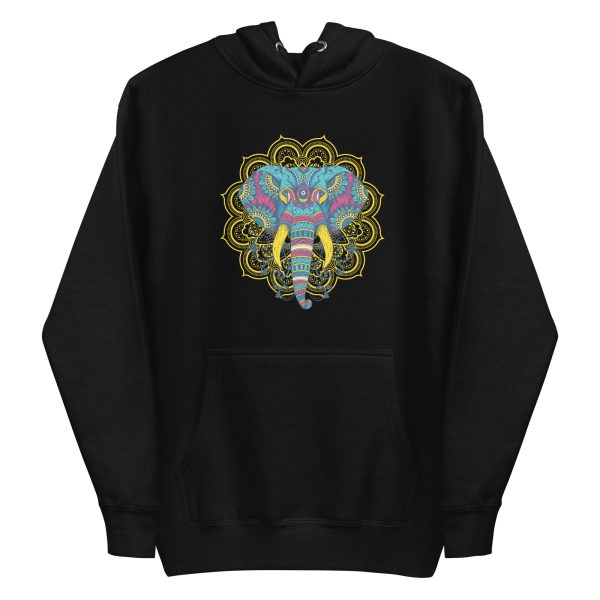 Colorful Mandala Elephant Hoodie