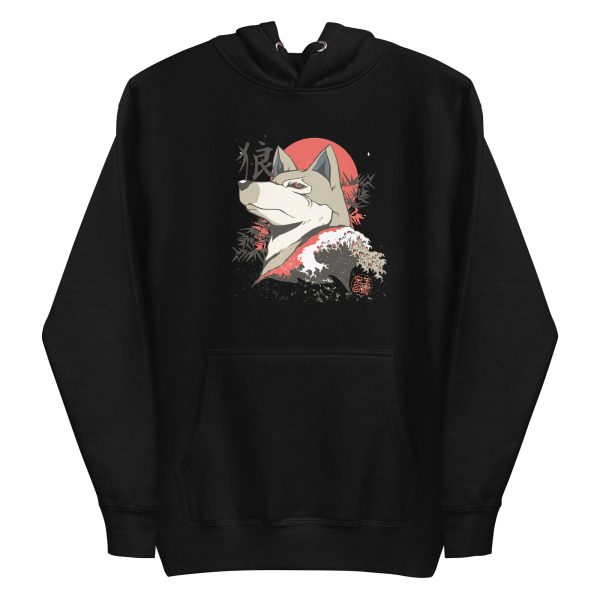 Japanese Wolf Hoodie