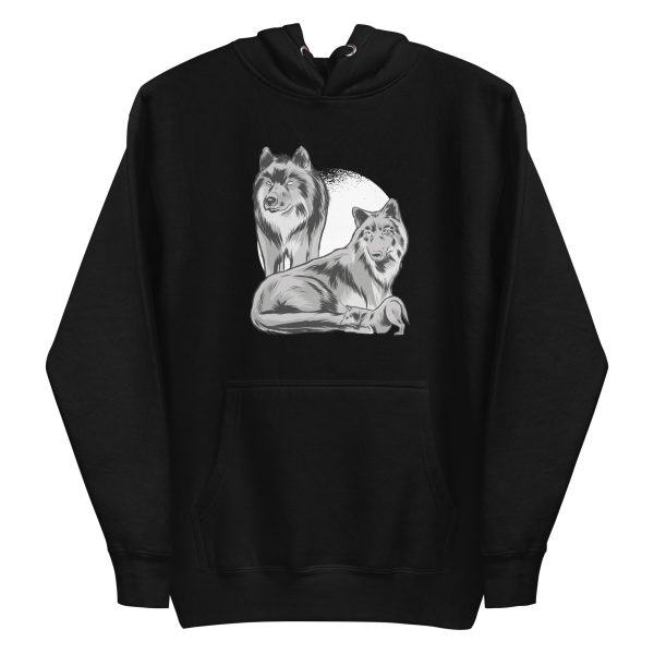 unisex-premium-pullover-hoodie-black-front-6a198e52a995d.jpg Wolf Family Hoodie