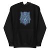 unisex-premium-pullover-hoodie-black-front-6a198f99c26ec.jpg Wolf Illustration Hoodie