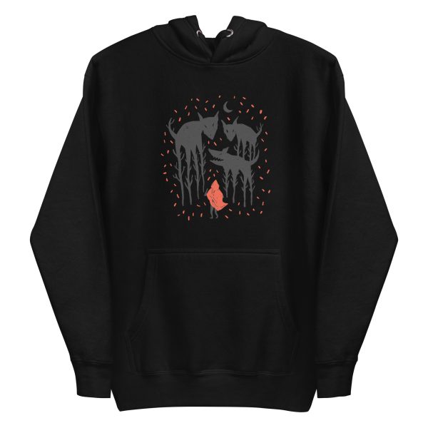 unisex-premium-pullover-hoodie-black-front-6a1ac896d1a43.jpg Red Riding Hood Hoodie