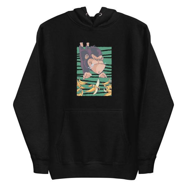 Gorilla Chasing Bananas Hoodie