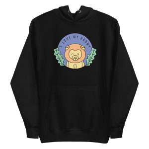 unisex-premium-pullover-hoodie-black-front-6a1af2b6adb8f.jpg I Love My Daddy Hoodie