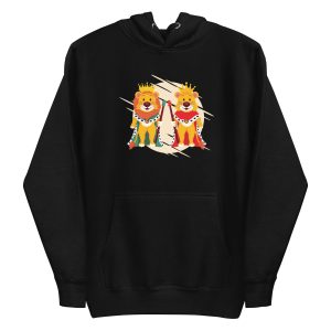 unisex-premium-pullover-hoodie-black-front-6a1aff7298405.jpg Lion King and Queen Hoodie