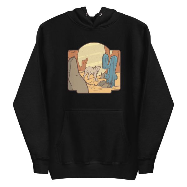 Desert Mountain Lion Hoodie