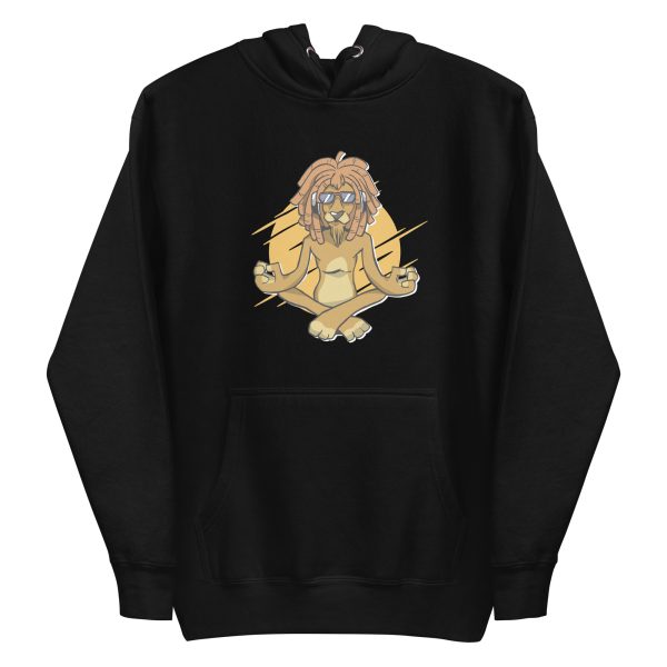 Rasta Lion Meditating Hoodie