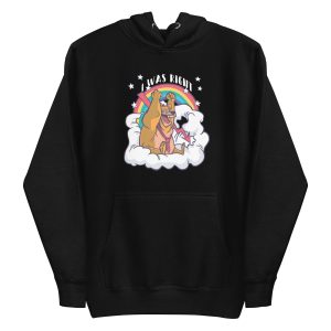 unisex-premium-pullover-hoodie-black-front-6a1bc4b64beb2.jpg I Was Right Bear Market Hoodie