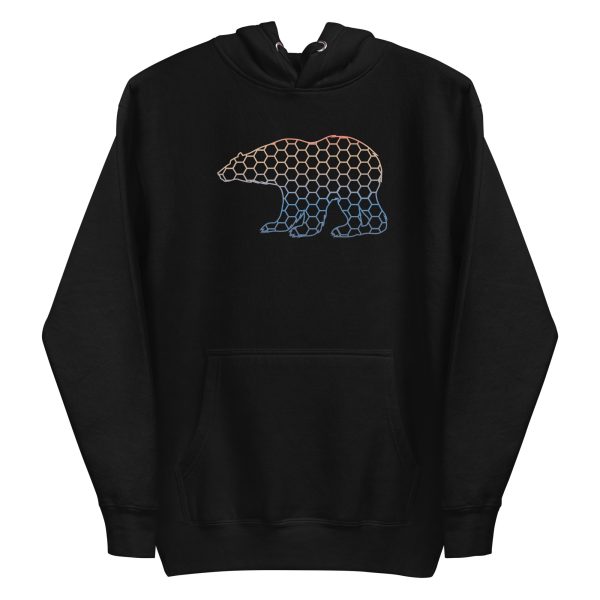 Hexagon Polar Bear Hoodie