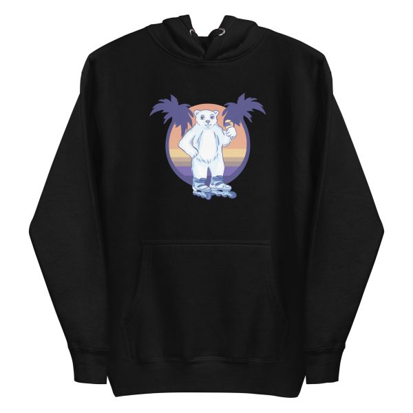 Roller Skating Bear Hoodie