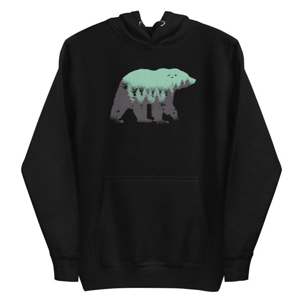 unisex-premium-pullover-hoodie-black-front-6a1bdf3a1cbfa.jpg Bear Forest Hoodie
