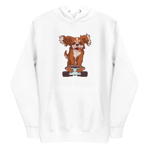 Cavalier Dog Skater Hoodie