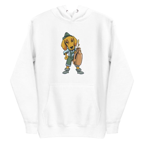 Drinking Dachshund Dog Hoodie