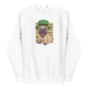 St Patricks Day Pug Hoodie