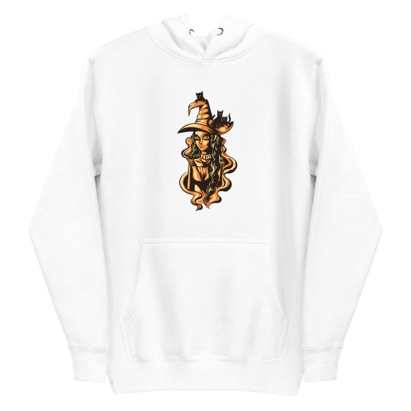 unisex-premium-pullover-hoodie-white-front-6a16dc8c17216.jpg Witch and Cats Hoodie