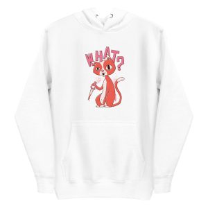 unisex-premium-pullover-hoodie-white-front-6a16f20222508.jpg Cat With Knife Hoodie