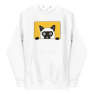Peeking Cat Hoodie