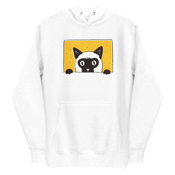 Peeking Cat Hoodie