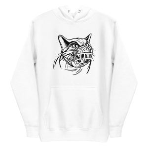 unisex-premium-pullover-hoodie-white-front-6a16f52a22c41.jpg Cat Muzzle Hoodie